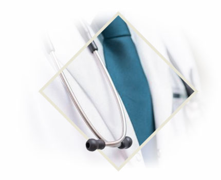 Lekarz ze stetoskopem